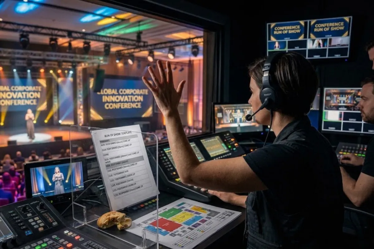 Conference Run of Show Template: How to Plan Transitions, Cues, and Backup Time